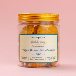 Vegan almond oats cookies