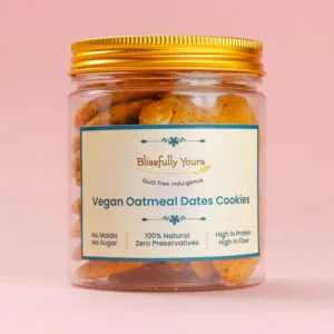 Vegan Oatmeal Dates Cookies