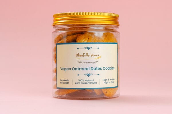 Vegan Oatmeal Dates Cookies