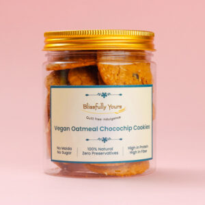 Vegan Oat-meal Choco chip Cookies